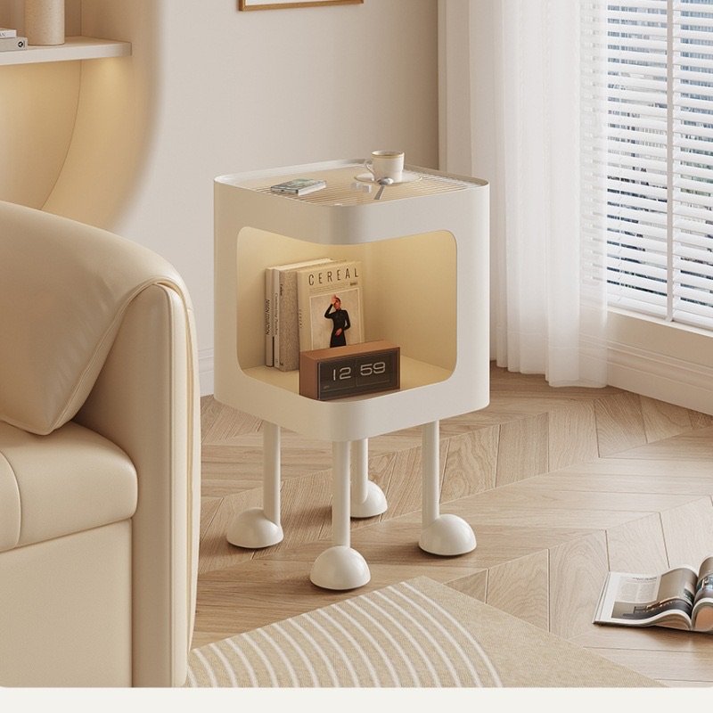 Nightstand with Light and Open Shelf – KY-NS005 - Image 6
